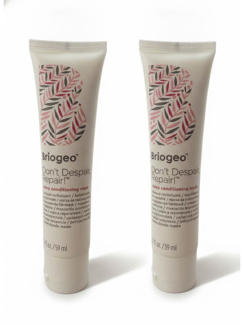 2 Briogeo Don't Despair Repair Hair Masks 2 oz Each New